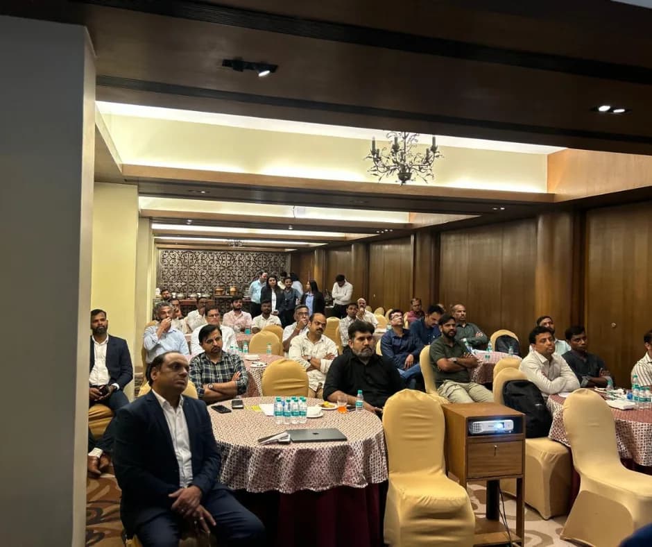 Audience at training event